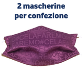 MASCHERINE ADULTO ‘CE LA FAREMO’ - AMETISTA - Cucirini Tre Stelle