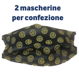 MASCHERINE BIMBO SMILE - NERO - Cucirini Tre Stelle