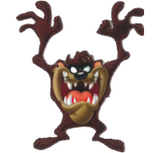 Applicazioni Termoadesive TAZ DIAVOLO DELLA TASMANIA - Cucirini Tre Stelle